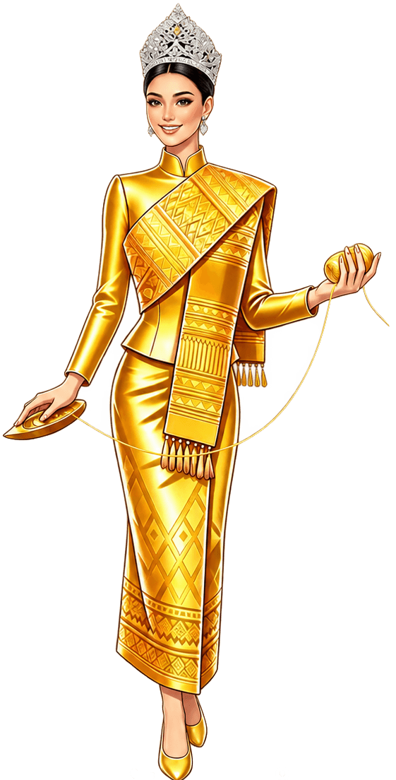 Lao Handicraft Angel Centest